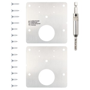 Wolfcraft Zestaw naprawczy do zawiasów od frontu