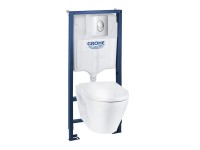 Grohe Zestaw podtynkowy SEREL 4in1 z deską wolnoopadającą i przyciskiem chrom