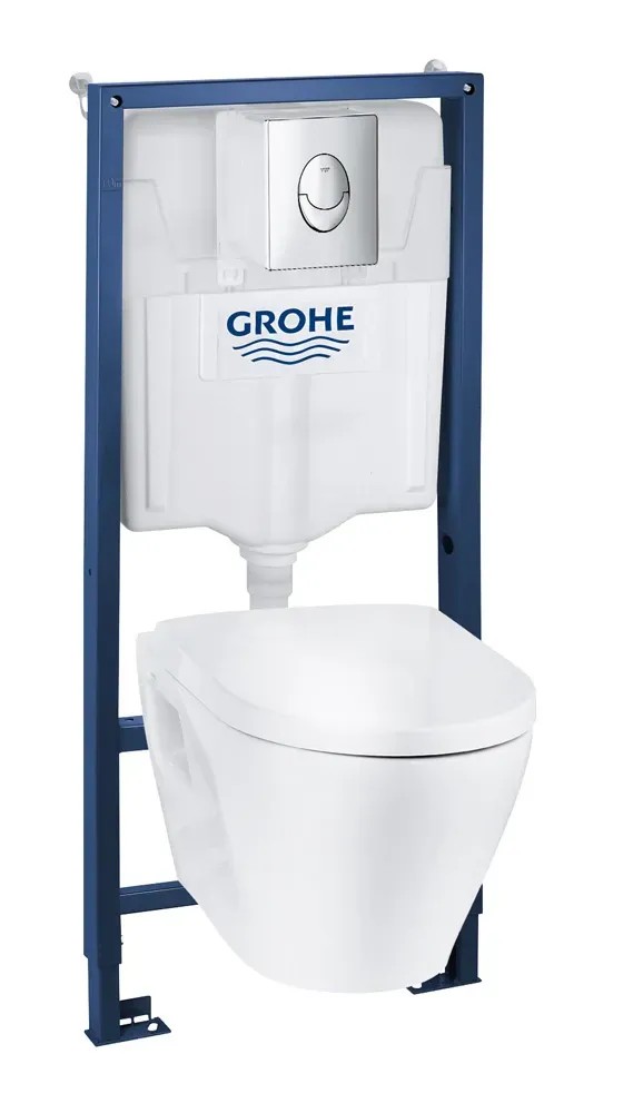 Grohe Zestaw podtynkowy SEREL 4in1 z deską wolnoopadającą i przyciskiem chrom