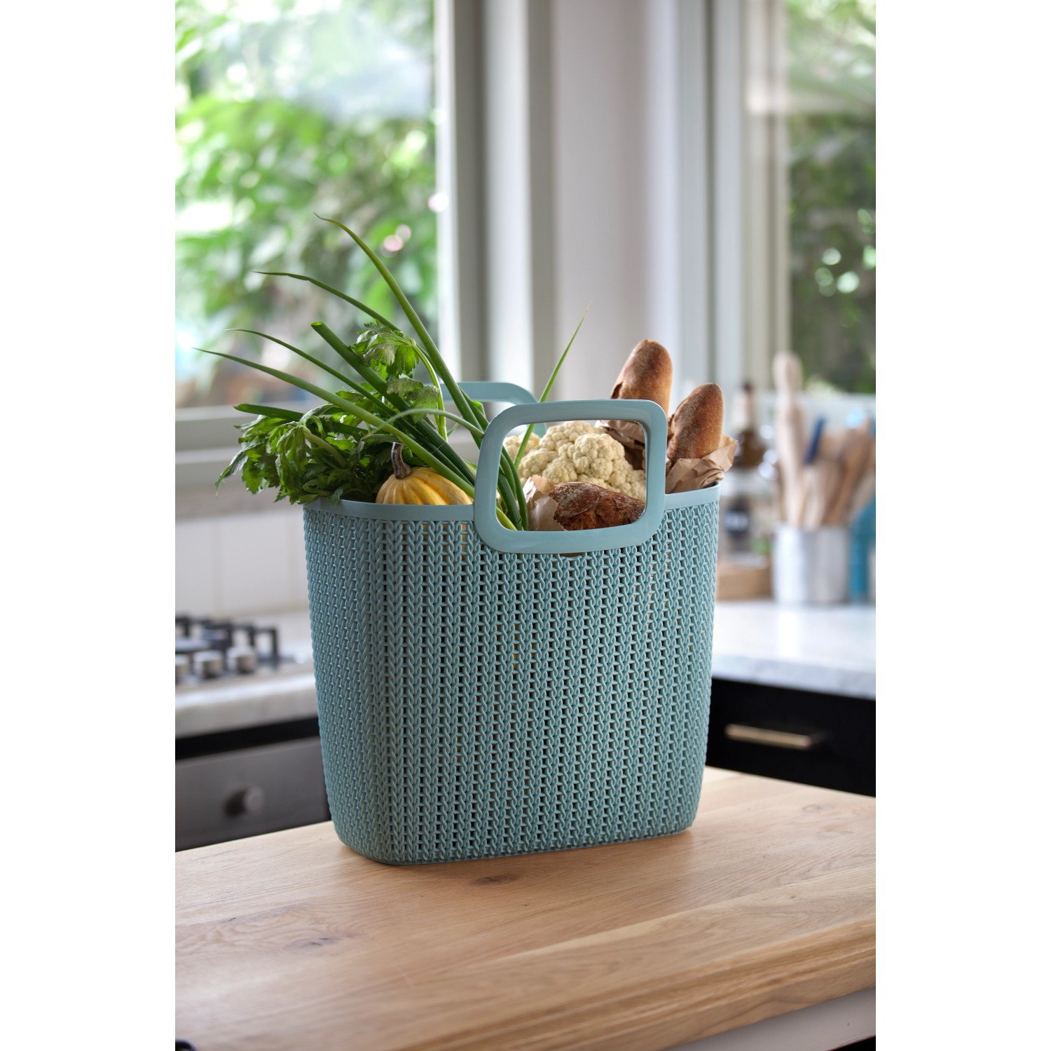 Curver Torba na zakupy Knit niebieski 25 l kupuj w OBI