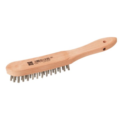 LUX-TOOLS Szczotka druciana 4-rzędowa