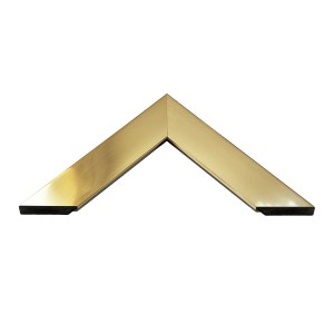 Złota rama narożna do lustra garderoby, t.b.t.