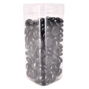 Kamienie szklane czarne 17-19 mm - 750 g