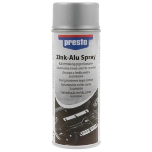 Presto Zink-Alu Spray 400ml, ochrona antykorozyjna do metali i powierzchni ocynkowanych.