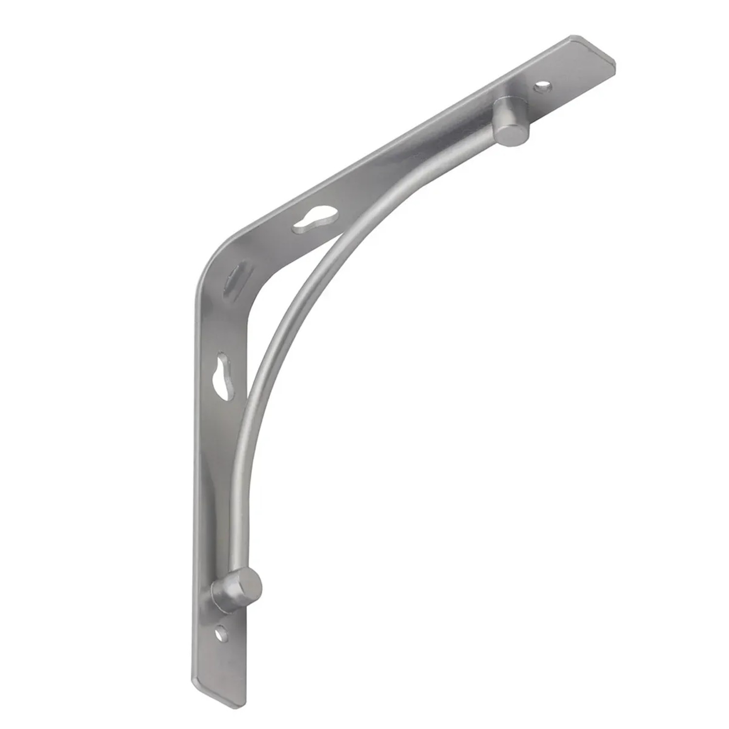 Domax Wspornik Bow 200 srebrny 200x200mm