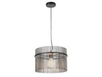 Rabalux Lampa wisząca Inesa 1x40W E27 czarna Rabalux Lampa wisząca Inesa 1x40W E27 czarna