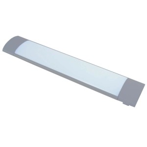 Lampa sufitowa LED REV Ritter Cristal, 120 cm, srebrna. Lampa natynkowa do jasnego, neutralnego oświetlenia.