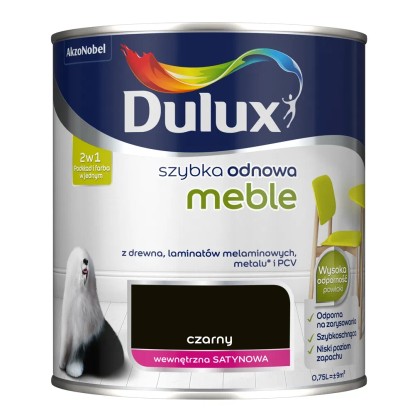 Dulux Szybka Odnowa Meble czarny 750 ml