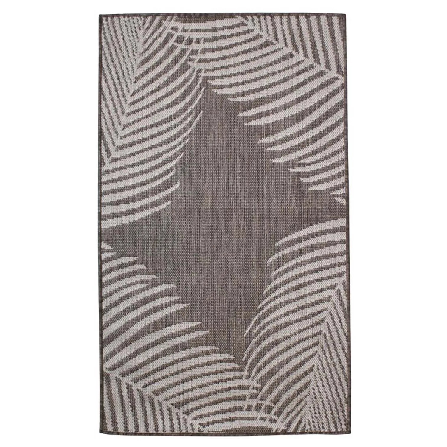 Splendid Dywan tkany zewnętrzny IRMA 50 x 80 cm ciemny beż