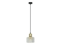 MiLAGRO Lampa wisząca Lumi 1x8W LED G9 złoto i czerń MiLAGRO Lampa wisząca Lumi 1x8W LED G9 złoto i czerń