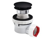 Wirquin Syfon umywalki NANO quick-clac czarny mat