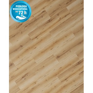 Jasne wyglądające panele podłogowe z drewna, wodoodporne do 72 godzin.