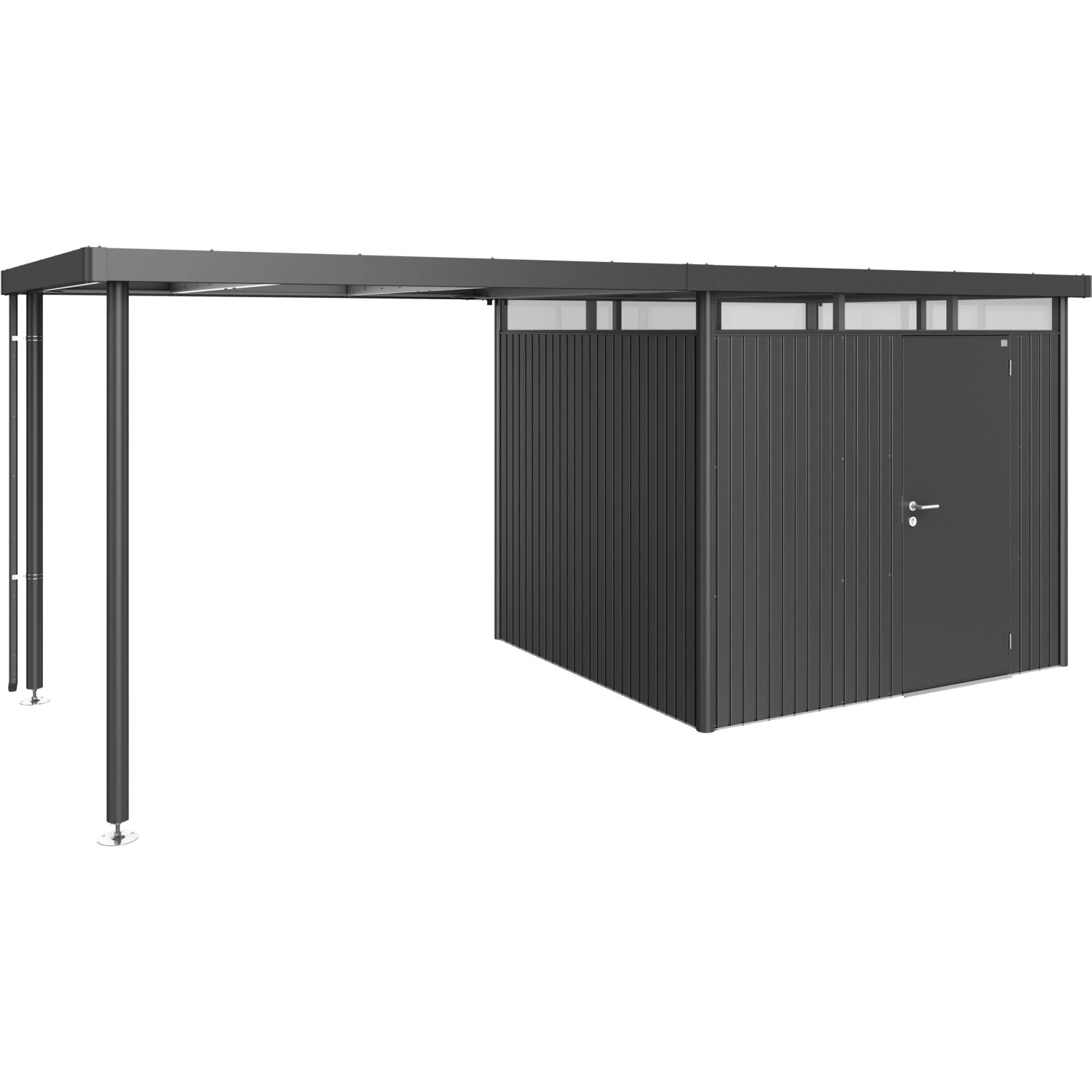 Biohort Dach boczny do altany ogr. HighLine H3 ciemnoszary metalik
