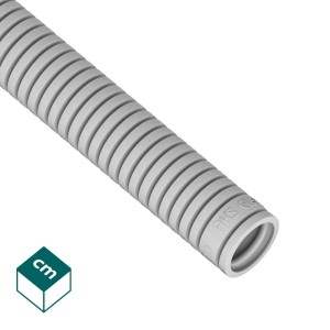 Szary peszel, elastyczny i żebrowany.