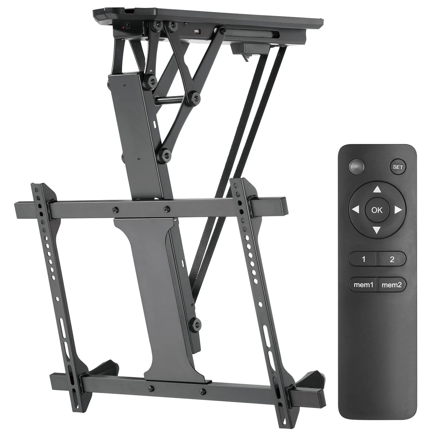 Maclean Uchwyt elektryczny do TV MC-880, sufitowy, z pilotem - 32"-70"