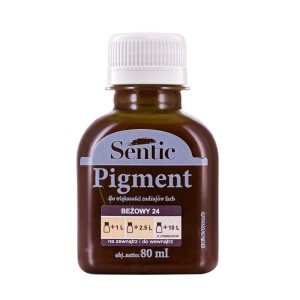 Beżowy dodatek pigmentowy do farb ściennych, 80 ml.