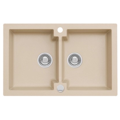 Zlewozmywak Mojito 16 2-kom. beż 79x50 cm