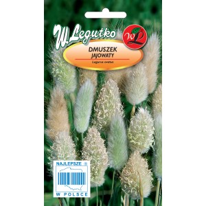 Opakowanie nasion trawy Zajęczy Ogon. Nasiona ozdobnej trawy do ogrodu.