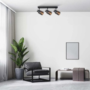 Goldlux Lampa ścienno-sufitowa REBECCA 3xE14 max. 8W LED smoky