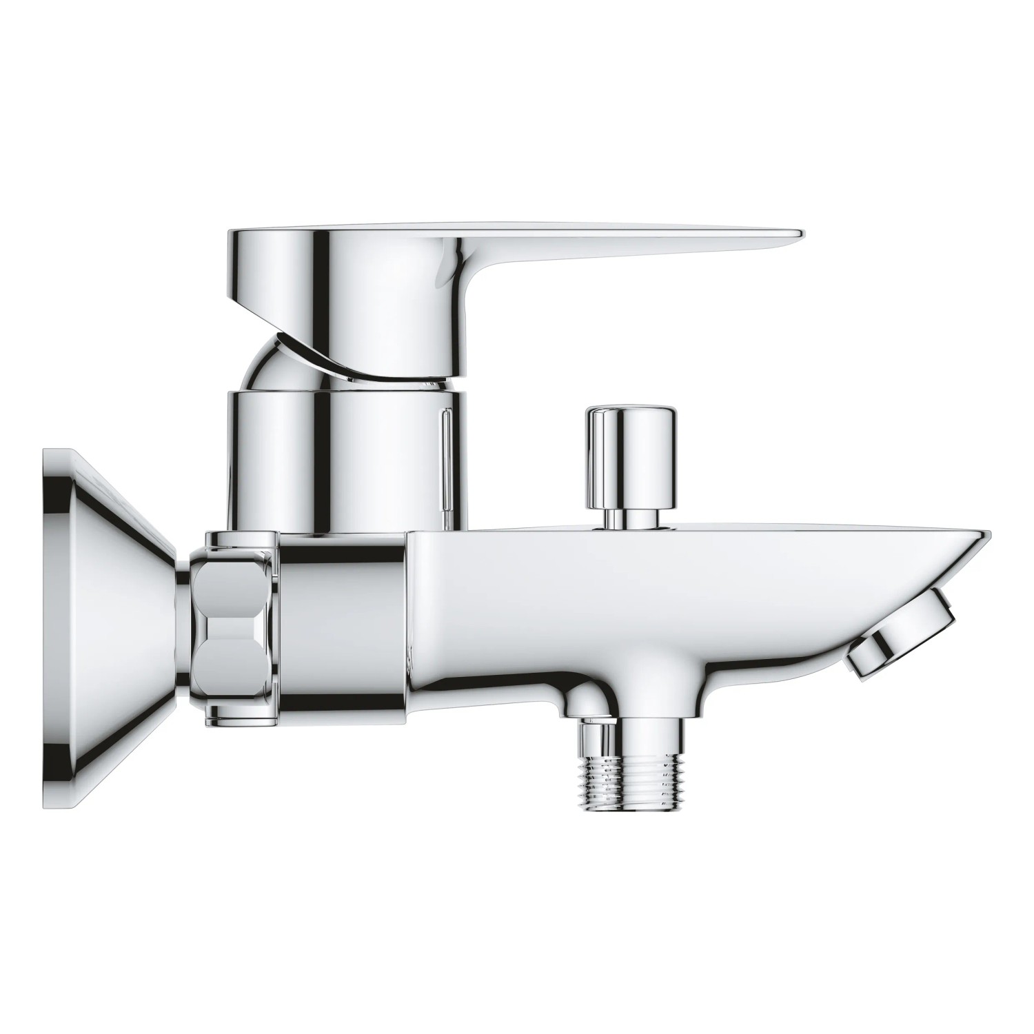 Bateria wannowa Grohe QuickFix Start Edge do montażu ściennego, chrom.