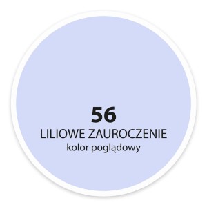 Próbka koloru liliowego (nr 56) do farb ściennych.