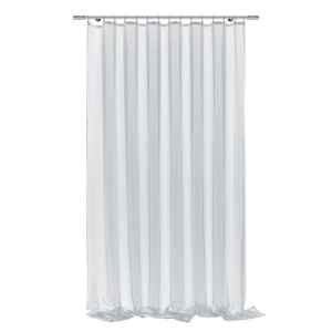 Biała zasłona we wzory, kategoria Zasłony i firany.