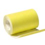 Żółta rolka ścierna LUX (93 mm x 5 m, gradacja 40) do obróbki drewna.