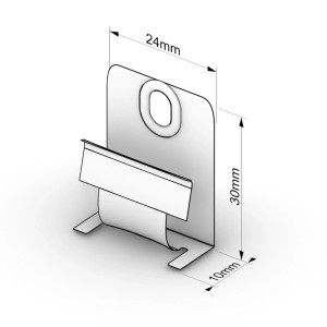 Foge Klipsy montażowe do listew przypodłogowych
