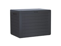 Prosperplast Skrzynia ogrodowa Woodebox antracyt 190 l