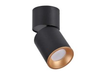 Polux Oprawa natynkowa NIXA regulowana czarno-złota 1x10W GU10 Polux Oprawa natynkowa NIXA regulowana czarno-złota 1x10W GU10