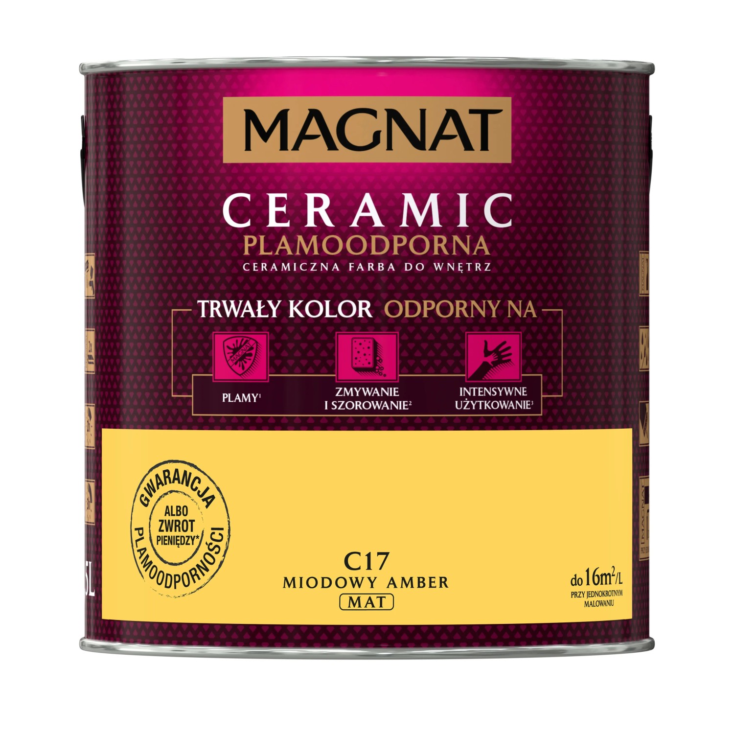 Farba Magnat Ceramic miodowy amber 2,5 l
