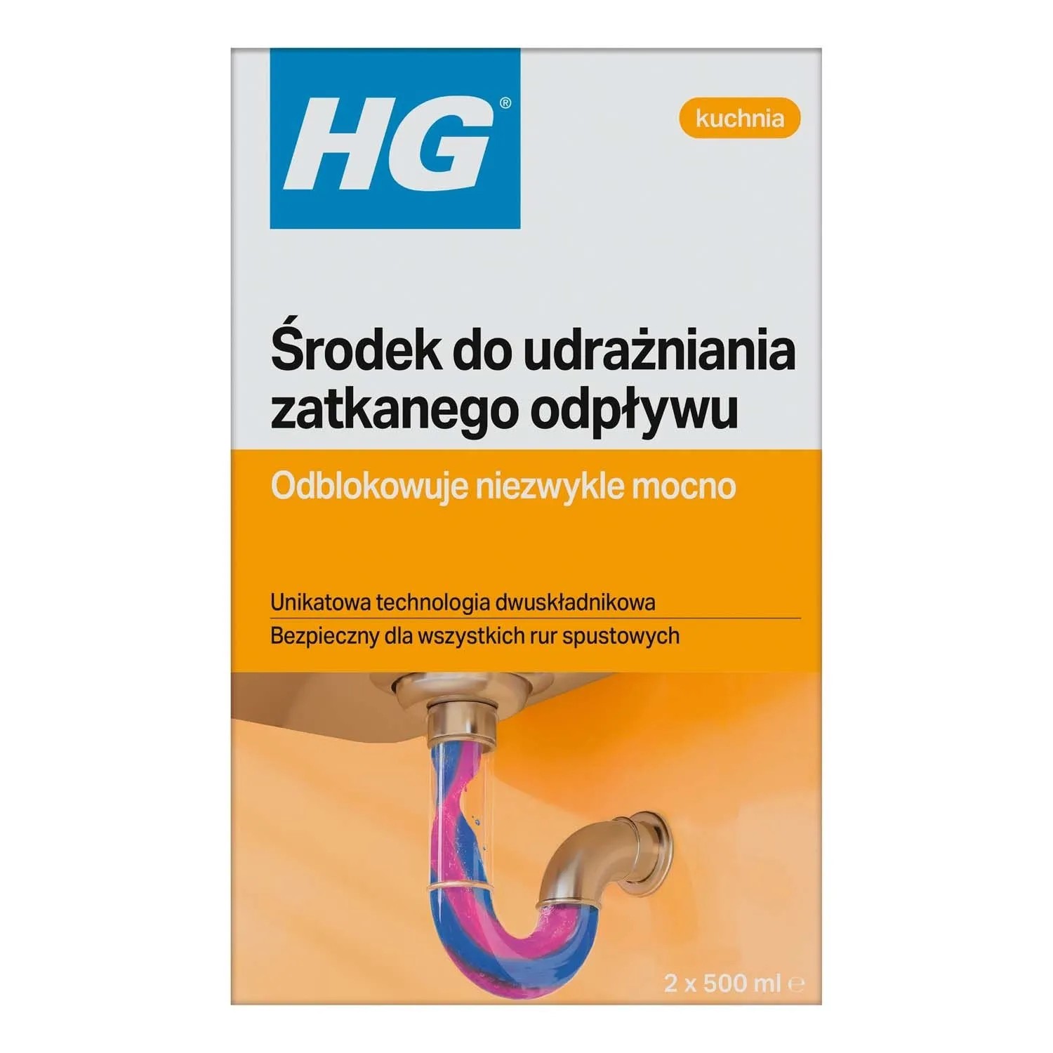 HG Środek do udrażniania rur 1l