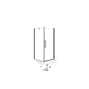 Kwadratowa kabina prysznicowa, minimalistyczny design do nowoczesnych łazienek.