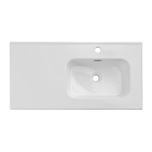 Umywalka Go 2 90R prostokątna wpuszczana 91x46x17