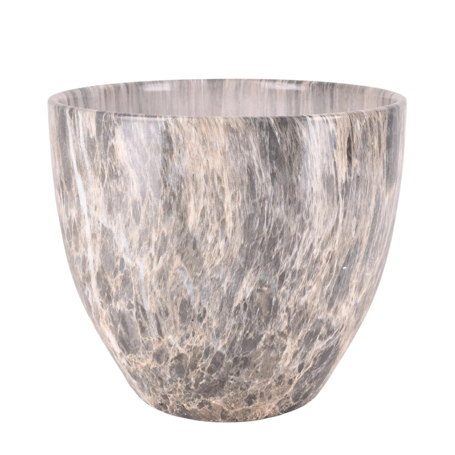Osłonka Gaja szary marmur L - 25 cm