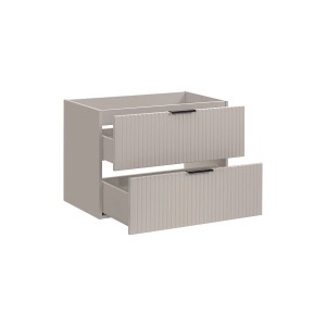 t.b.t. szafka pod umywalkę z dwiema szufladami w kolorze szarym.