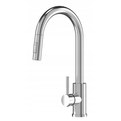 Granitan Bateria kuchenna z wyciąganą wylewką Loseto chrom