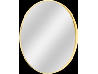 Lustro Nico złote okrągłe 60x60