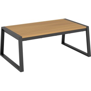 Komplet mebli wypoczynkowych FOLKSTON antracyt 4-częściowy