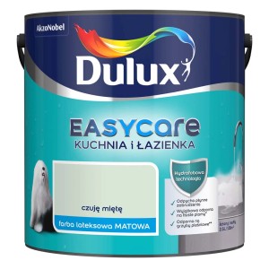 Puszka farby Dulux Easycare do kuchni i łazienki, kolor miętowy.