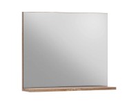 Półka lustrzana Rita 60 x 50 cm dąb/biała