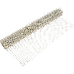 Zrolowana siatka wolierowa ocynkowana, oczka 19 mm, 5 m x 0,5 m.