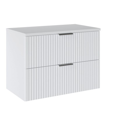 Szafka pod umywalkę Adel 80 cm biała