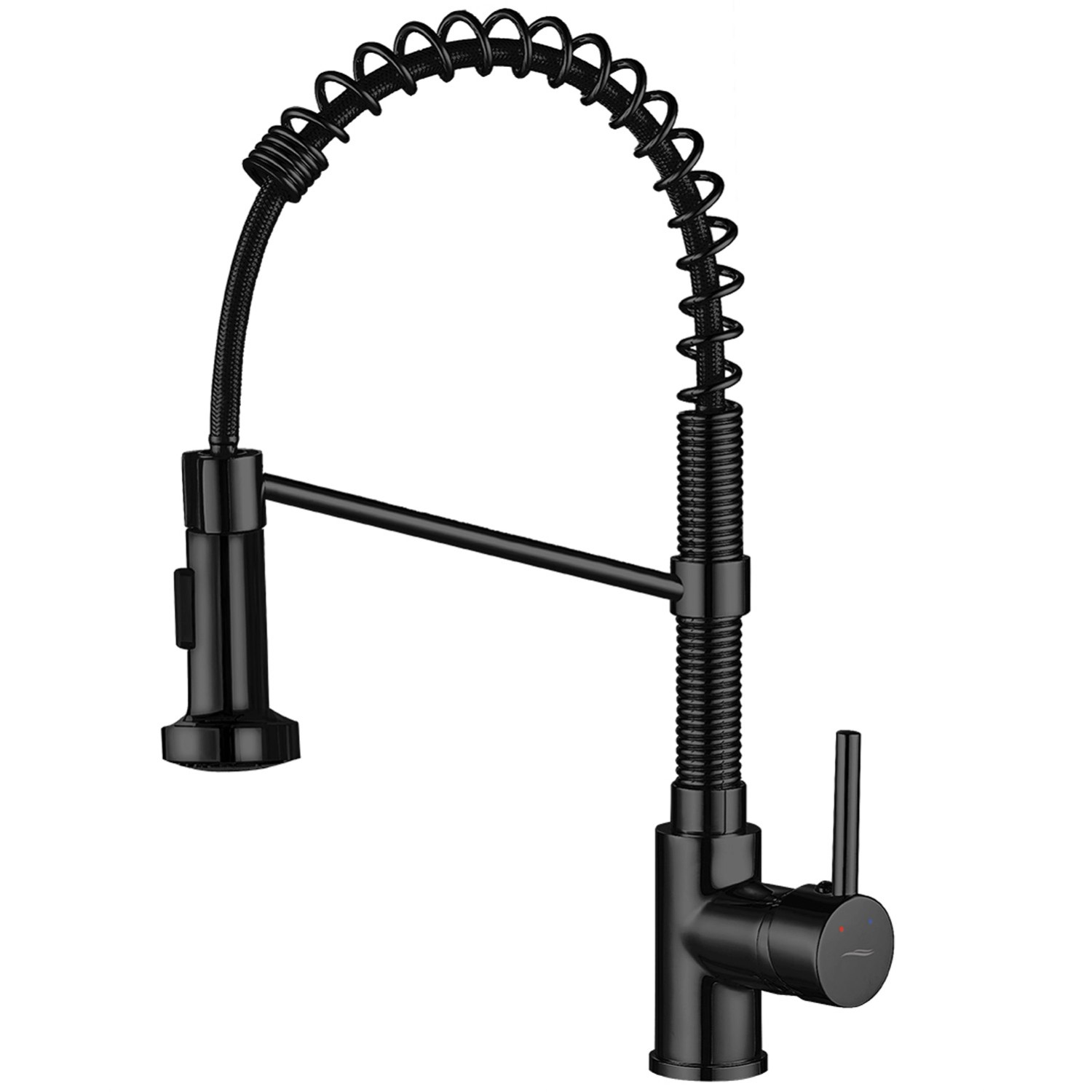 Kuchinox Bateria zlewozmywakowa stojąca sprężyna Loco czarna