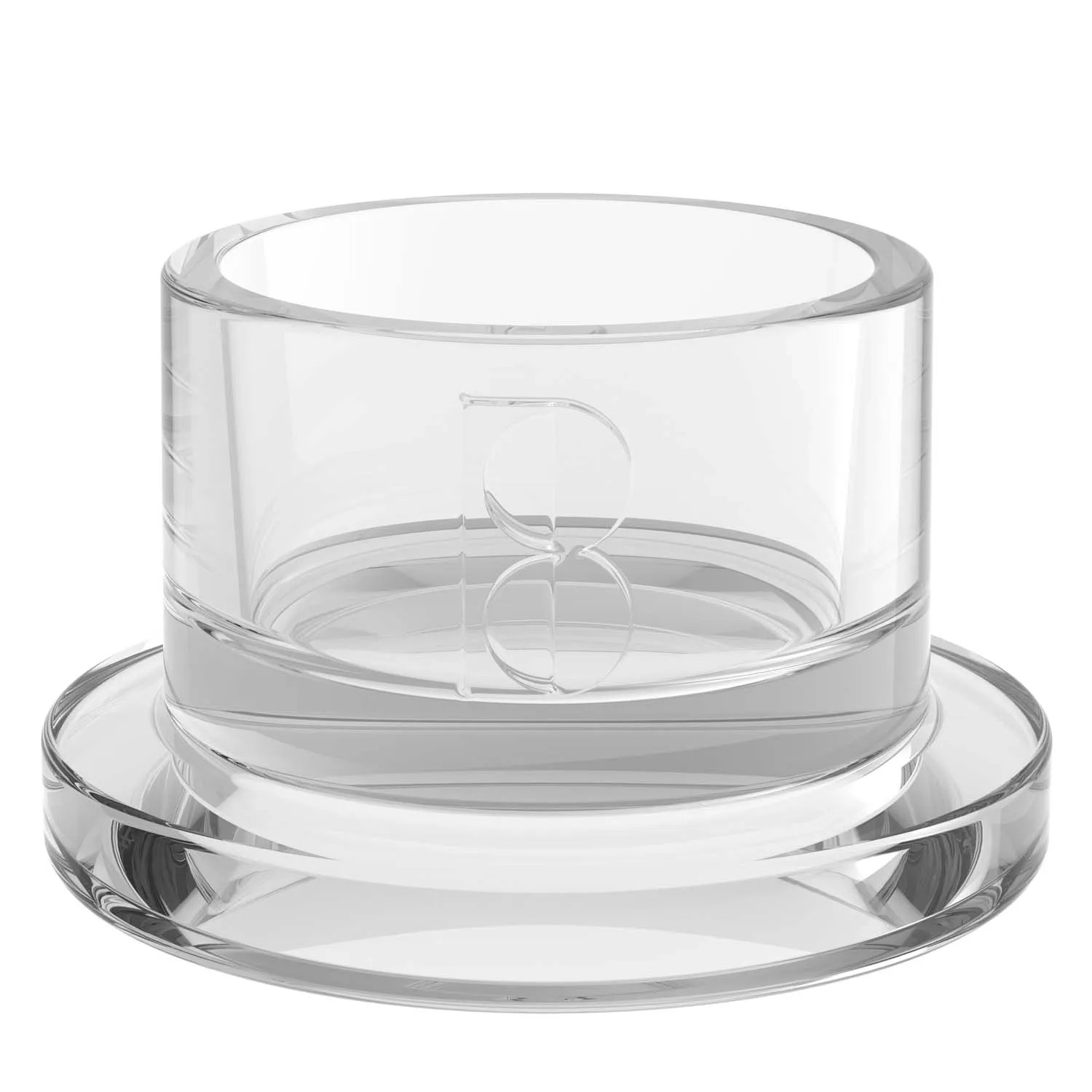 Świecznik szklany - 42x71 mm