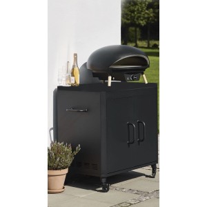 Le Feu Szafka pod piec do pizzy z blatem ze stali czarnej