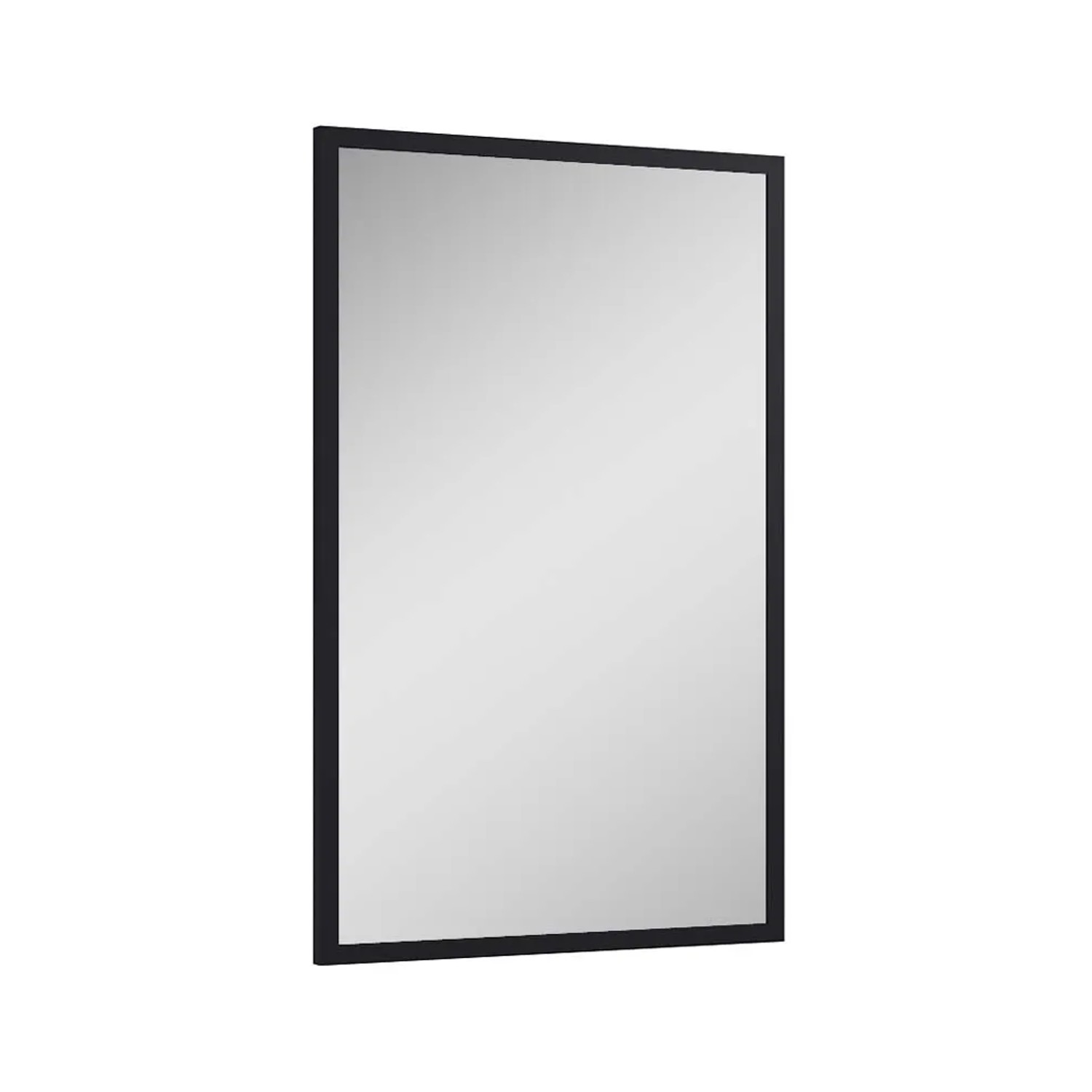 Lustro rama czarna - 80 x 50 x 2 cm