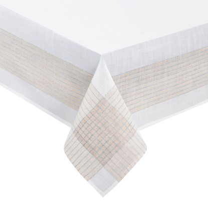 Obrus Silver 1 kremowy 110 cm x 160 cm