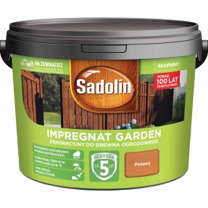 Sadolin Impregnat do drewna Garden, kolor sosna, ochrona drewna do użytku zewnętrznego.