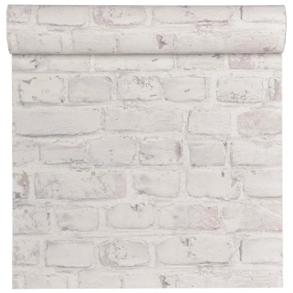 Tapeta winylowa na flizelinie CEGŁA biała